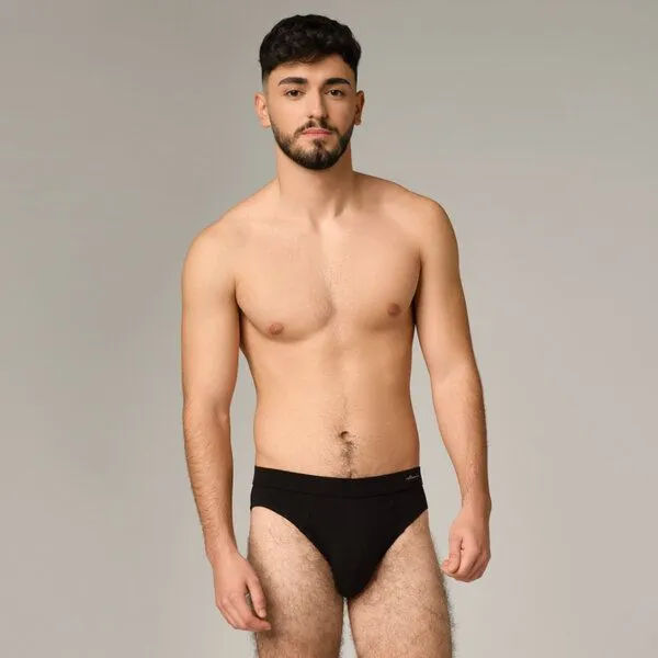 comazo|earth comazo|earth Fairtrade Basic Herren Mini-Slip | GOTS zertifziert, Schwarz, – Produktbild 1 von 4