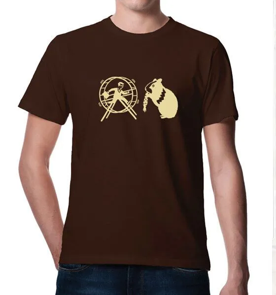Picopoc Picopoc T-Shirt Hamster und das Hamsterrad, Braun, – Produktbild 1 von 4