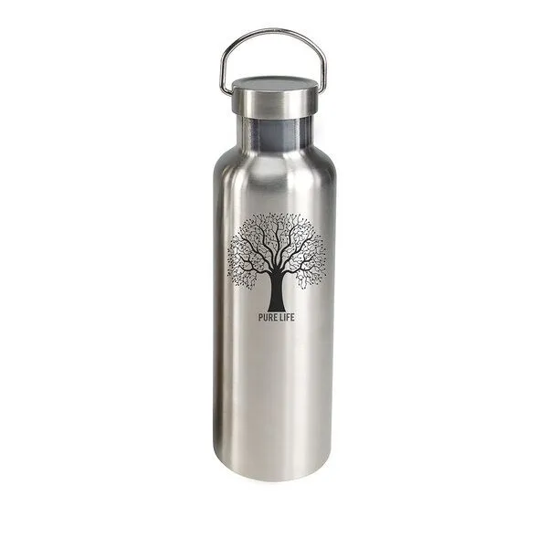 Contento Contento ToGo Edelstahl Trinkflasche 750ml "Pure Life" – Produktbild 1 von 3