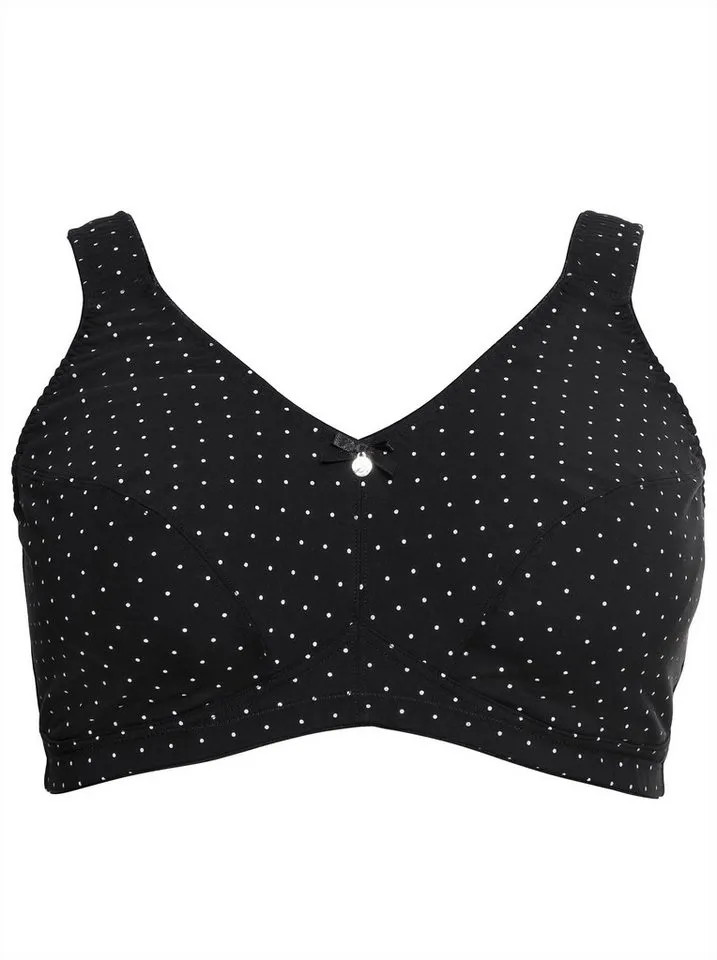sheego sheego Bügelloser BH Entlastungs-BH (2-tlg), Bunt|schwarz, – Produktbild 1 von 5