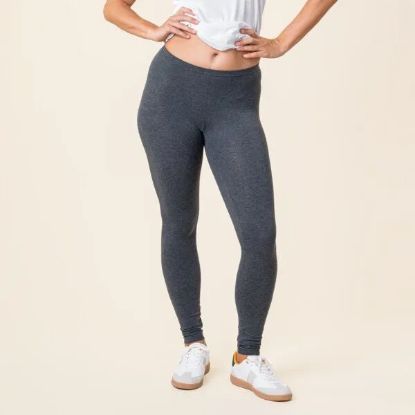 Living Crafts Living Crafts Leggings - ANNEDORE, Graphite melange (grau), – Produktbild 4 von 4