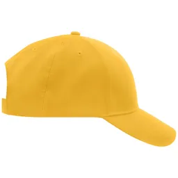 Myrtle Beach myrtle beach Klassisches 6 Panel Cap mit gebürsteter Oberfläche MB6118 Gr. one size yellow – Produktbild 1 von 1