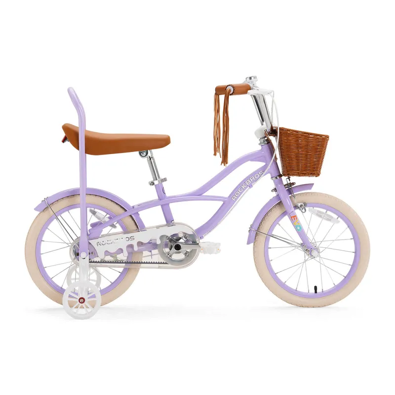 Rockbros LEVO -16'' Kinderfahrrad mit Stützrädern - Violett – Produktbild 1 von 1