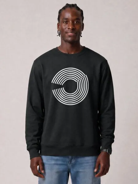 watapparel watapparel Sweatshirt Unisex Abstract 01, Black, – Produktbild 2 von 2