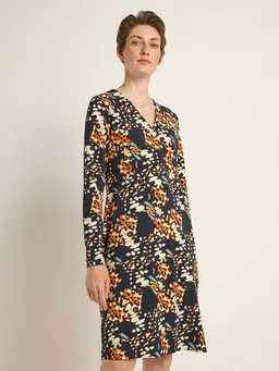LANIUS LANIUS Kleid in Wickeloptik aus Bio-Baumwolle und Tencel – Produktbild 1 von 1