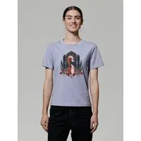 watapparel watapparel T-Shirt Frauen Der wunderschöne Fuchs, Lavender, – Produktbild 1 von 1