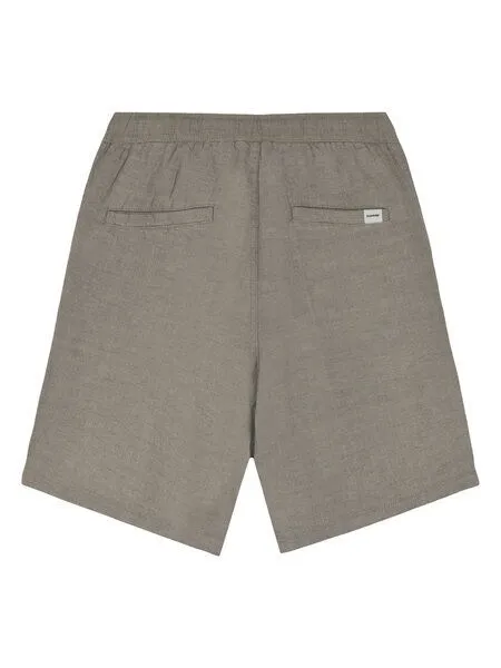 KnowledgeCotton Apparel KnowledgeCotton Apparel Herren Shorts "FIG Loose Linen Shorts" - VEGAN, Twill (beige), – Produktbild 2 von 3