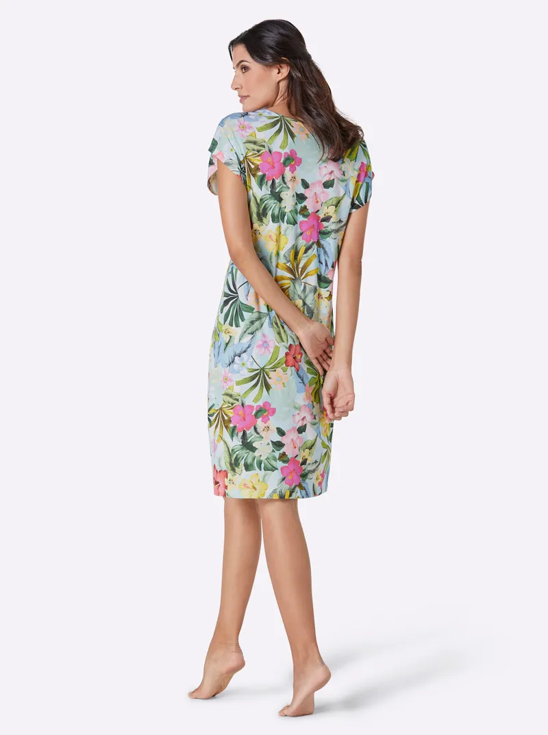 feel good Sommerkleid, Mint-bedruckt, – Produktbild 2 von 2