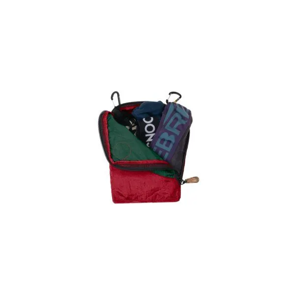 Ticket to the Moon Ticket to the Moon Packwürfel "Travel Cube Small" upcycled, Burgundy/dunkelgrün, – Produktbild 1 von 2