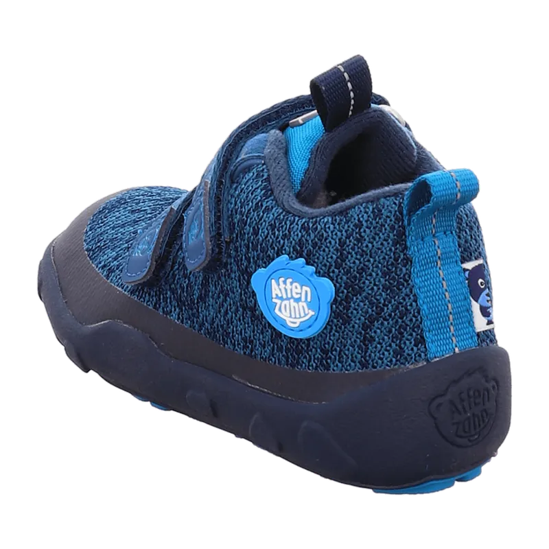 Affenzahn Affenzahn Minimal Happy Lowboot Bear für Kinder, blau, Größe 24 EU, Blau, – Produktbild 3 von 7