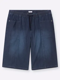 sheego Jeansbermudas dark blue – Produktbild 1 von 1