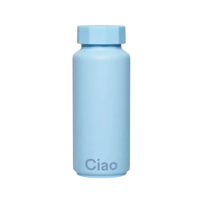 Design Letters Thermoflasche – Hellblau, Ciao – Produktbild 1 von 1