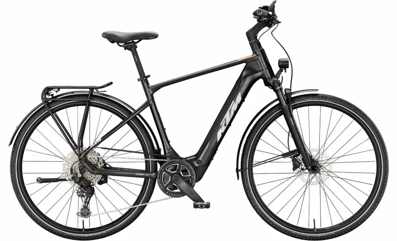 KTM KTM POWER SPORT SX - 28 Zoll 400Wh 11K Diamant - diamond black matt, Weiss,orange, – Produktbild 1 von 1