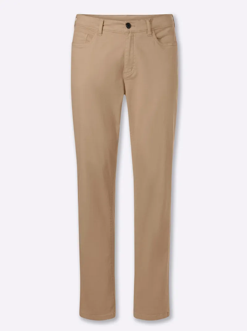 marco donati 5-Pocket-Hose, Camel, – Produktbild 1 von 2