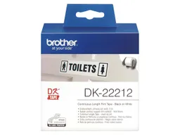 Brother Brother Endlosetiketten "DK-22212" weiß 62 mm x 15,24 m – Produktbild 1 von 1