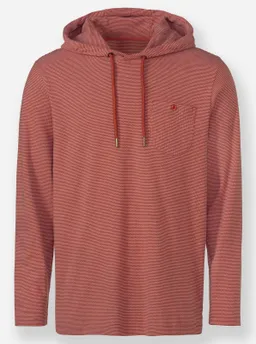 marco donati Langarmshirt rostrot-meliert – Produktbild 1 von 1
