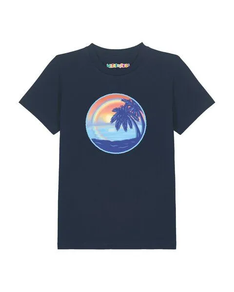 watabout.kids watabout.kids T-Shirt Kinder Sunset Rainbow, French navy, – Produktbild 1 von 2
