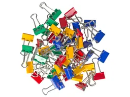 50 Stück Foldbackklammern 19mm sort.Far. – Produktbild 1 von 1