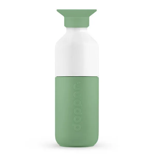 Dopper Edelstahl Trinkflasche Dopper Steel 350 ml, 490 ml, 800 ml, 1.1 L, Grey, – Produktbild 1 von 8
