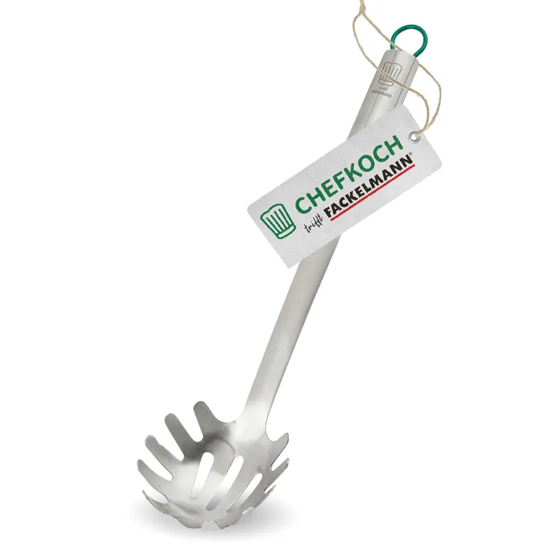 Chefkoch trifft Fackelmann Chefkoch trifft Fackelmann Spaghettilöffel München, 31cm, Edelstahl – Produktbild 1 von 3
