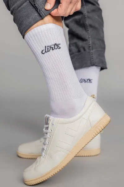 DIRTS dirts Classic Logo Socks, White, – Produktbild 2 von 2