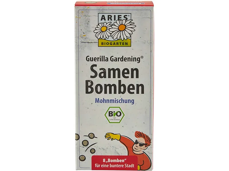 Aries ARIES 8 Bio-Samenbomben "Mohnmischung" – Produktbild 1 von 1