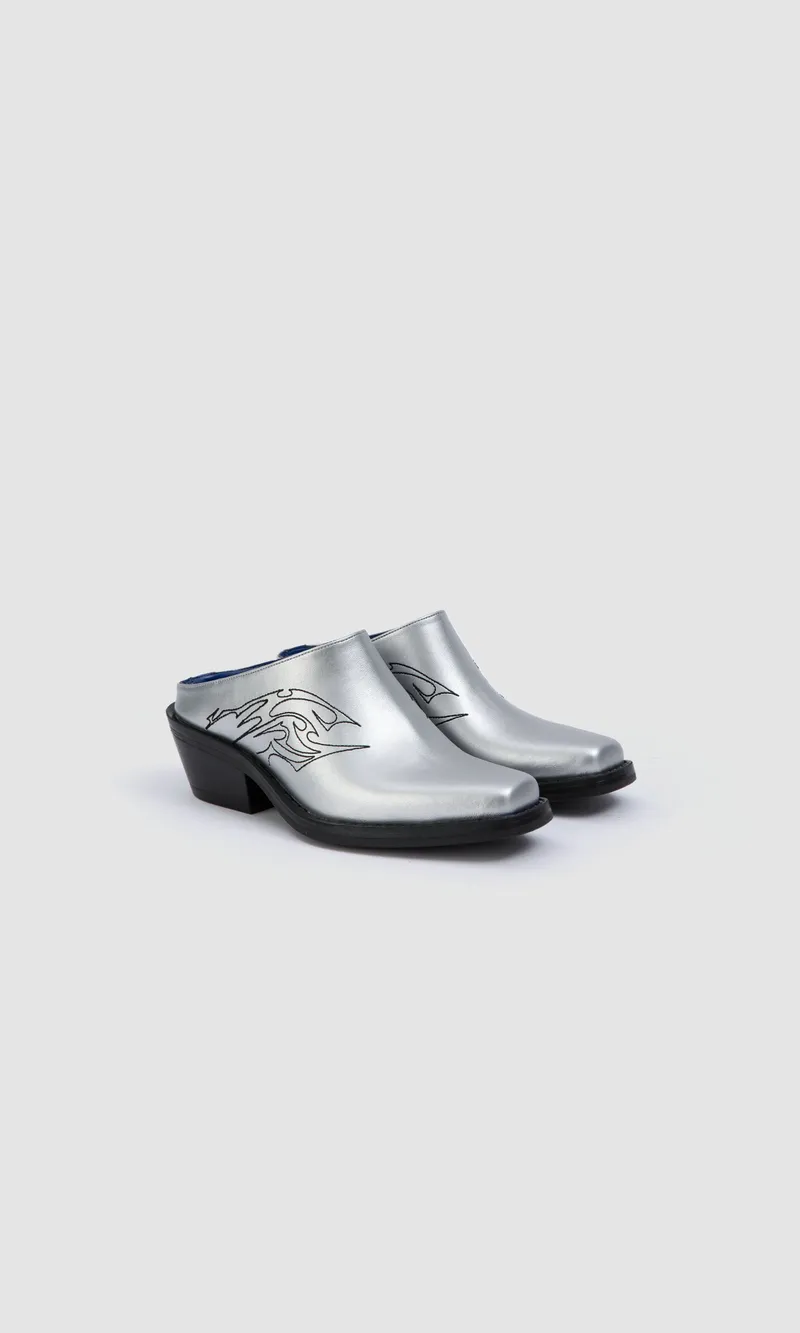 Prev Prev Damen vegan Esel Regan Metalectric, Silber, – Produktbild 2 von 2