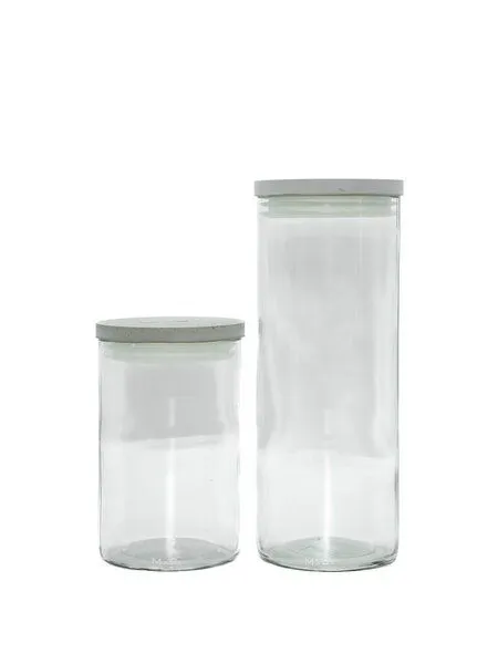 MaBe MaBe Vorratsglas XL - modern kitchen - Glas & Beton – Produktbild 4 von 4