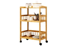 RELAXDAYS RELAXDAYS Küchenwagen Servierwagen Bambus, (1 St) – Produktbild 1 von 1