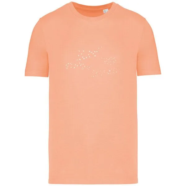 Greenspired Greenspired Basic Bio T-Shirt Skybirds Nr. 4 ( 155g/m²) XXS - 5 XL, Aprikot, – Produktbild 1 von 1