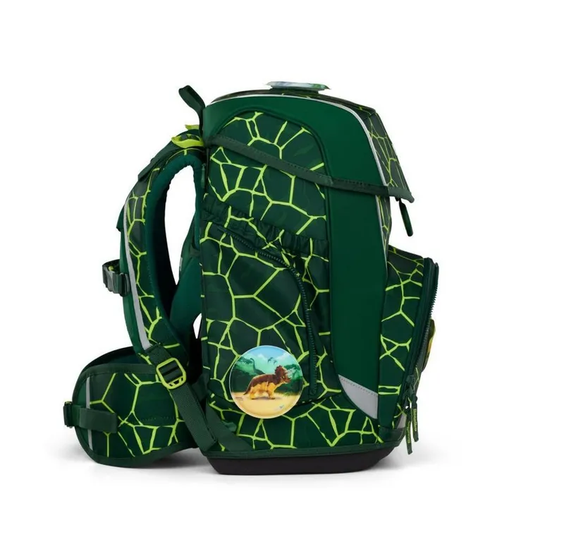 Ergobag Ergobag Schulranzen Cubo (5tlg., inkl. Sportbeutel, Federmäppchen, Schlampermäppchen und Kletties), Bärrex, – Produktbild 3 von 4