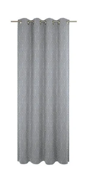Nature by Adam Nature by Adam Vorhang aus 100% Bio-Baumwolle - Made in Germany - Easy Diamond, Dunkelblau, – Produktbild 2 von 7