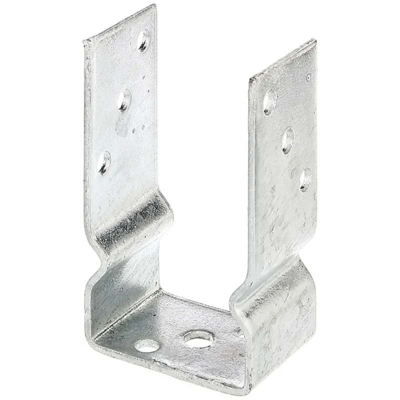 Alberts ALBERTS U-Pfostenträger, feuerverzinkt, z.Aufschrauben, BxH 81x150 mm – Produktbild 1 von 1