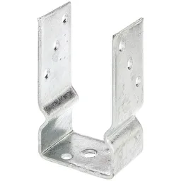 Alberts ALBERTS U-Pfostenträger, feuerverzinkt, z.Aufschrauben, BxH 81x150 mm – Produktbild 1 von 1