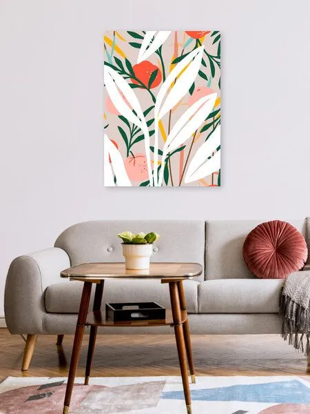 Photocircle Photocircle Poster / Leinwandbild - Abstract Plant Blush – Produktbild 2 von 4