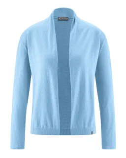 HempAge Hempage Damen vegan Strickjacke Mit Schalkragen Glacier – Produktbild 1 von 1