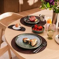 Clarissakork Clarissakork Tischset rund, Braun, – Produktbild 1 von 1