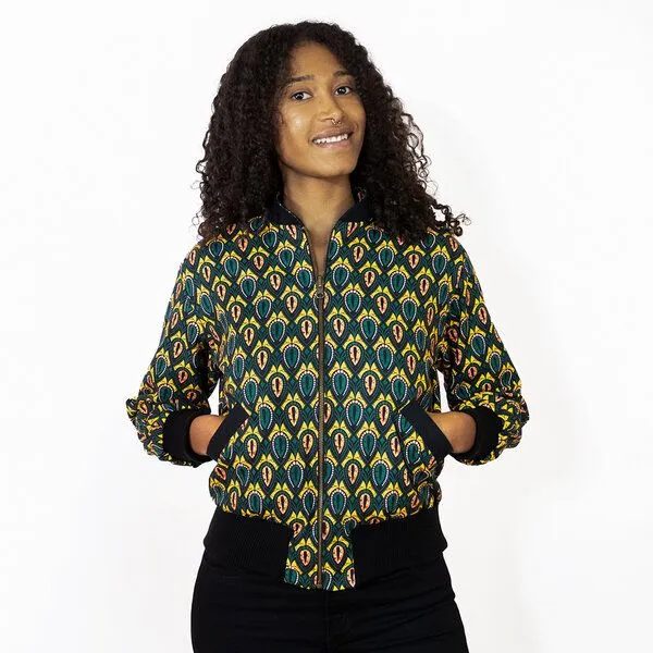 Khala Khala Bomberjacke 'Peacock' Damen – Produktbild 3 von 4