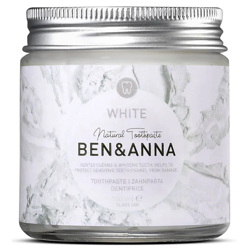 Ben and Anna Ben and Anna Ben & Anna Natural Toothpaste White - Zahnpasta im Glas – Produktbild 1 von 1