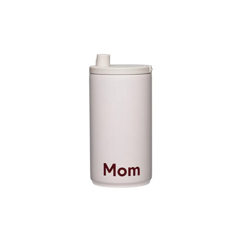 Design Letters Reisebecher 350ml – Pale Beige, Mom – Produktbild 1 von 2