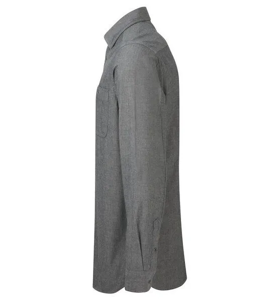Gary Mash GARY MASH Herrenhemd Chambray aus Biobaumwolle, Grey denim (grau), – Produktbild 3 von 4