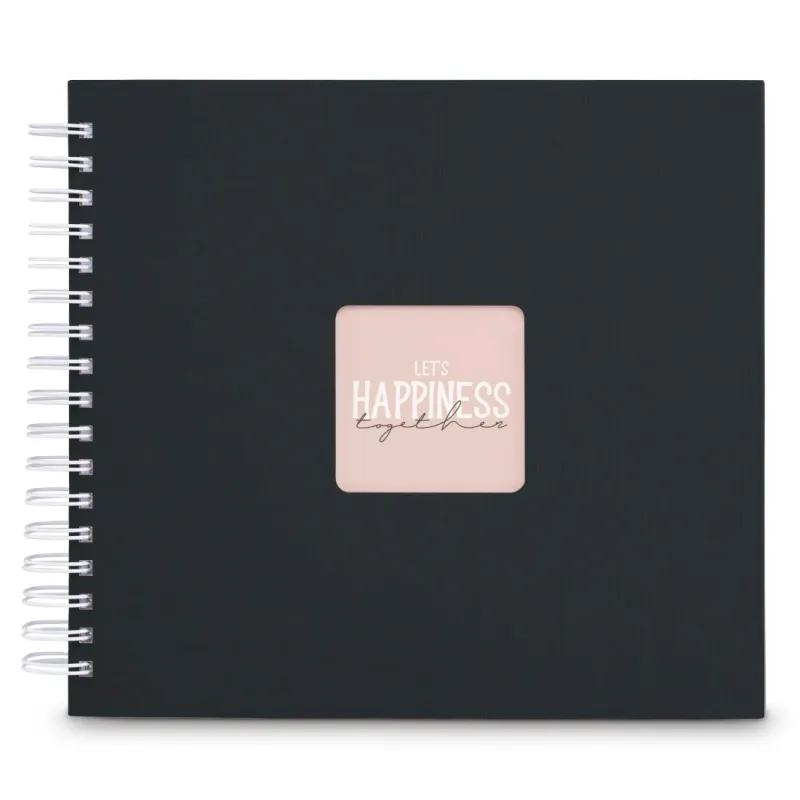 Hama Hama Spiral-Album "Fine Art", 28x24 cm, 50 weiße Seiten, New Black – Produktbild 4 von 6