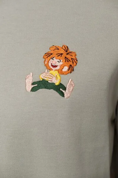 Bavarian Caps Bavarian Caps Herren T-Shirt Pumuckl lacht, Sand, – Produktbild 2 von 2