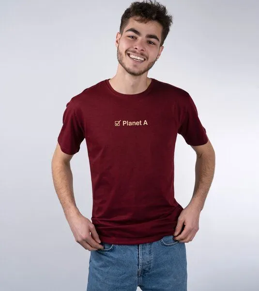 Gary Mash GARY MASH Shirt Planet A aus Modal®-Mix, Burgund, – Produktbild 1 von 1