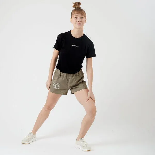 runamics runamics Running Shorts Damen, Light oliv (grün), – Produktbild 1 von 4