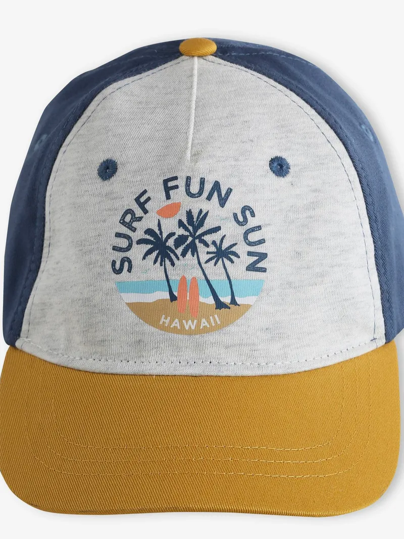 Vertbaudet Jungen Cap mit Surfer-Motiv, Petrol, – Produktbild 3 von 3