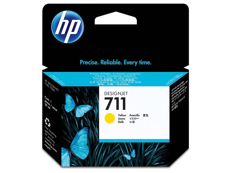 Hewlett Packard hp Tintenpatrone CZ132A, Nr. 711 gelb – Produktbild 1 von 1
