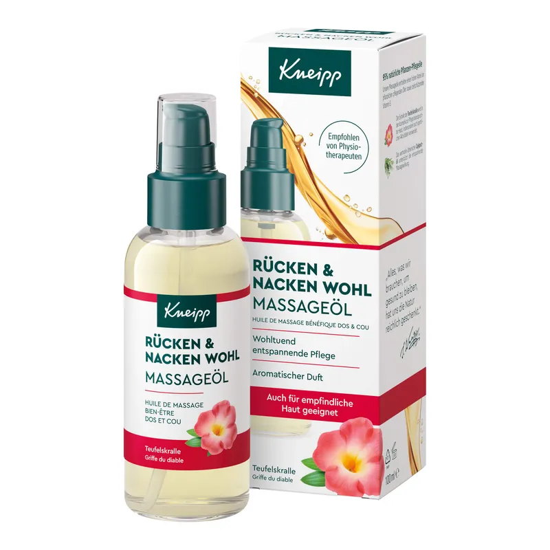 Kneipp Kneipp Massageöl Rücken & Nacken Wohl – Produktbild 1 von 1