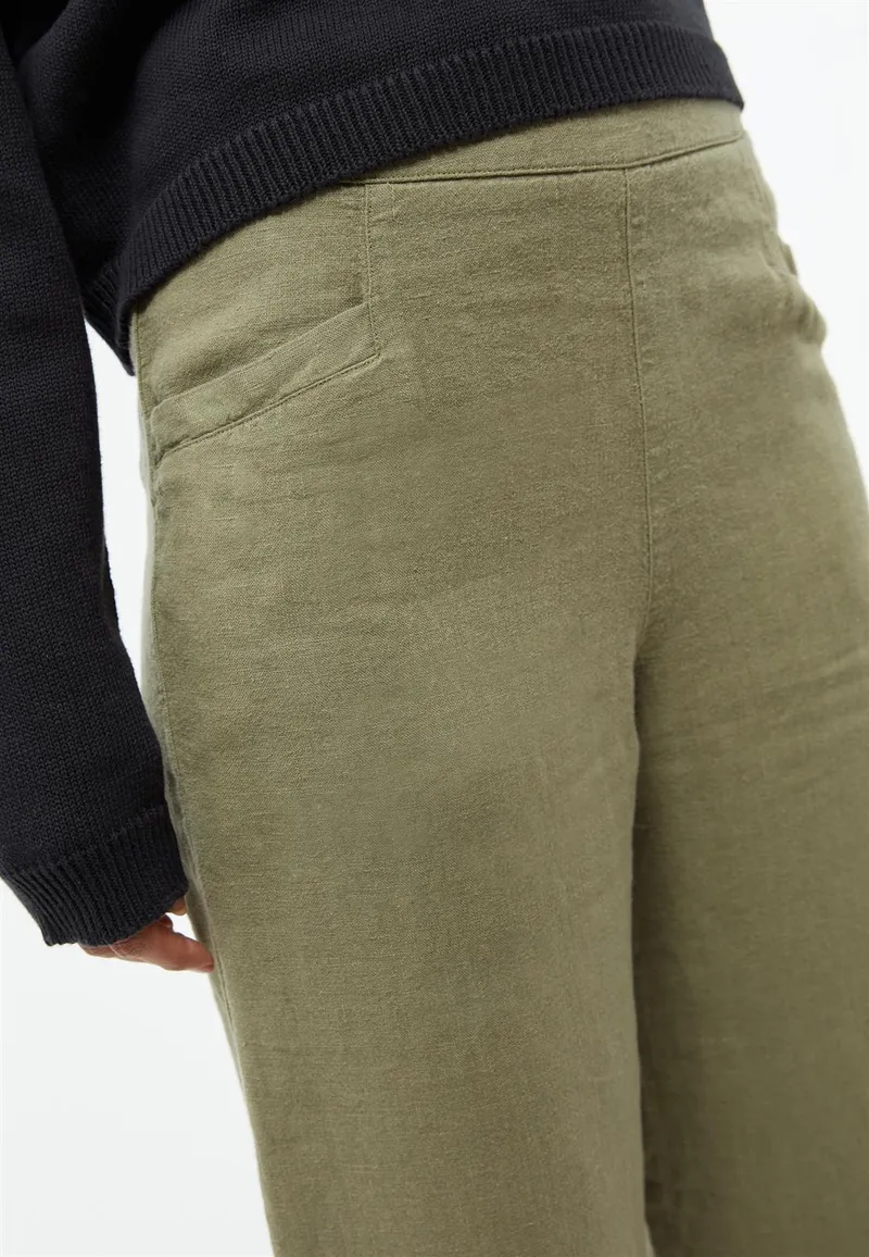 Givn Givn Damen vegan Culotte Fay Faded Olive, Olivgrün, – Produktbild 1 von 2