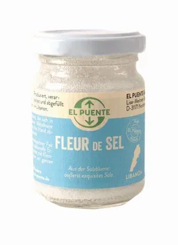 El Puente El Puente Fleur de Sel de Anfeh - Meersalz grob | Fair Trade | Vegan | Glutenfrei – Produktbild 1 von 1